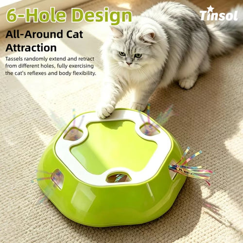 Interactive Electric Whack-a-Mole Cat Toy