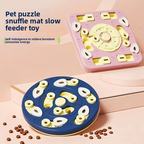 Interactive Sliding Pet Puzzle Slow Feeder